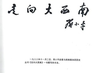 1988年邓小平政委题写书名